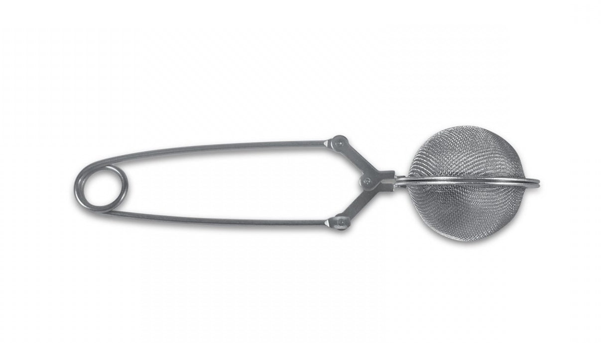 Tea strainer - hand held clamp