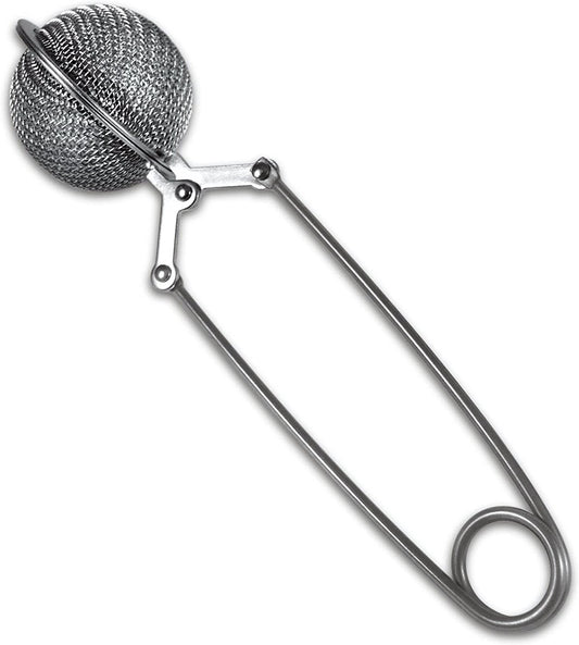 Tea strainer - hand held clamp